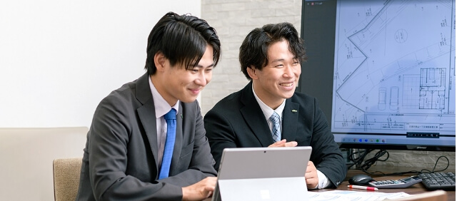 スタッフが提案している写真