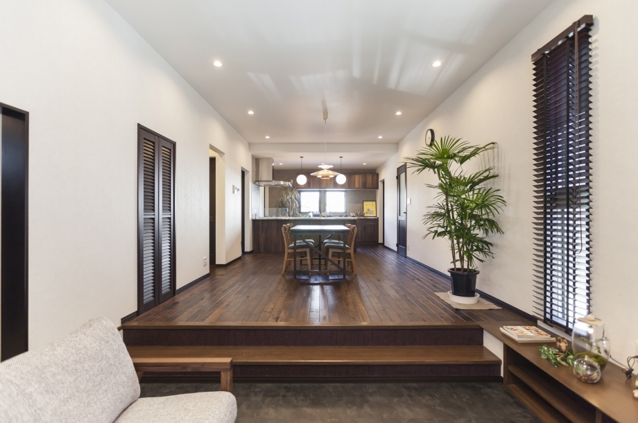 広々とした大空間のLDK。